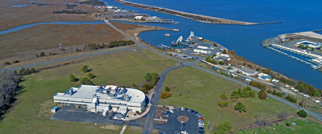 UD’s Hugh R. Sharp Campus in Lewes, Del. home to Cannon Lab, Smith Lab, Marine Operations, the wind turbine and various research labs.