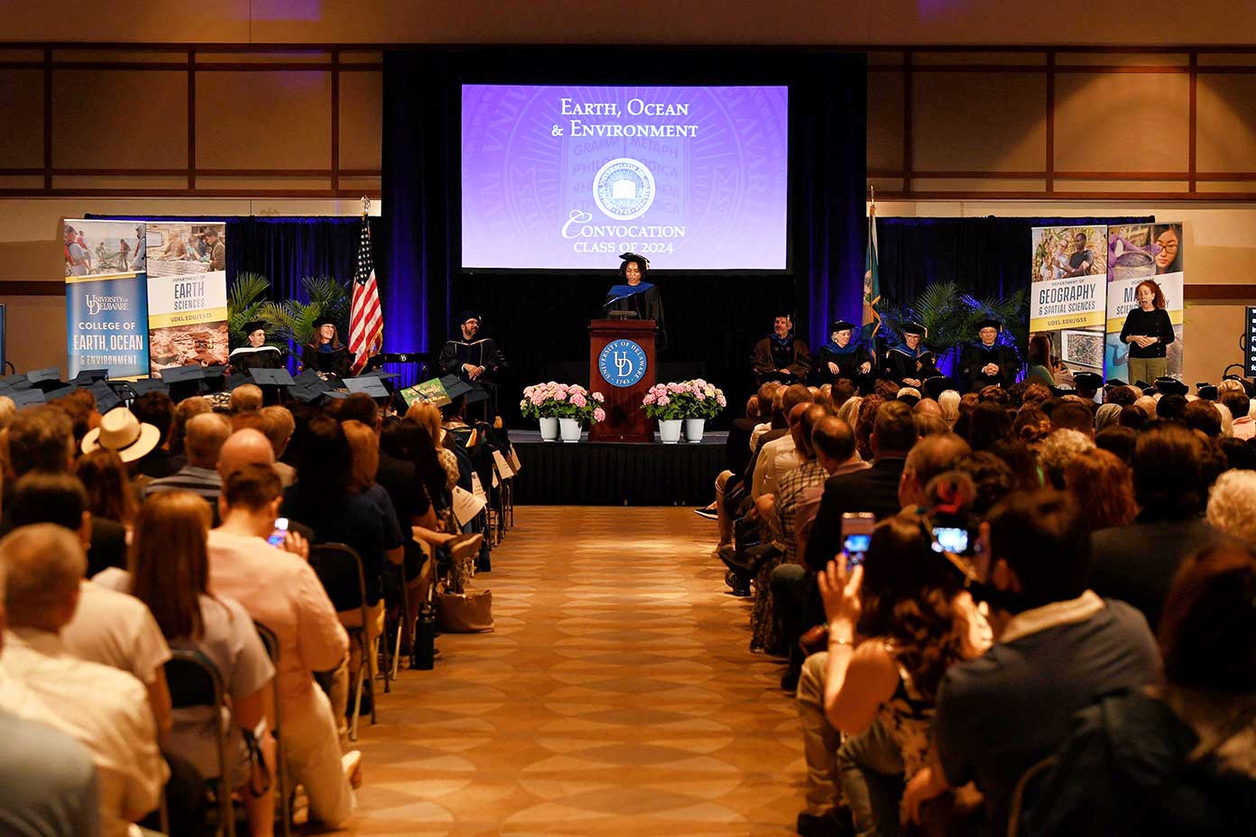 Audience listening to guest of honor, Letise LaFeir