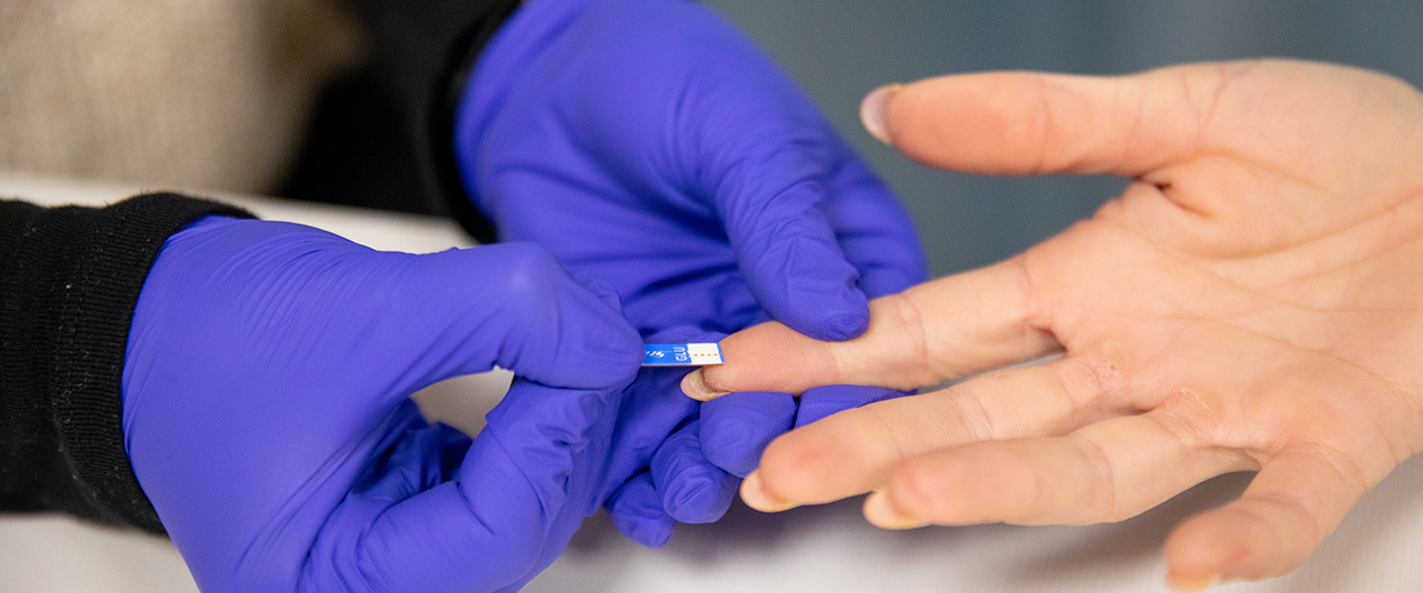 Testing Blood Glucose