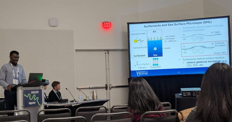 Felix Edufia Agblemanyo attends American Geophysical Union (AGU) Annual Meeting 2025