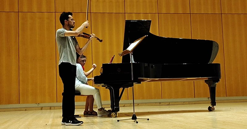 Juan Pablo Correa Gutierrez attends Opus 74-Flaine Music Festival