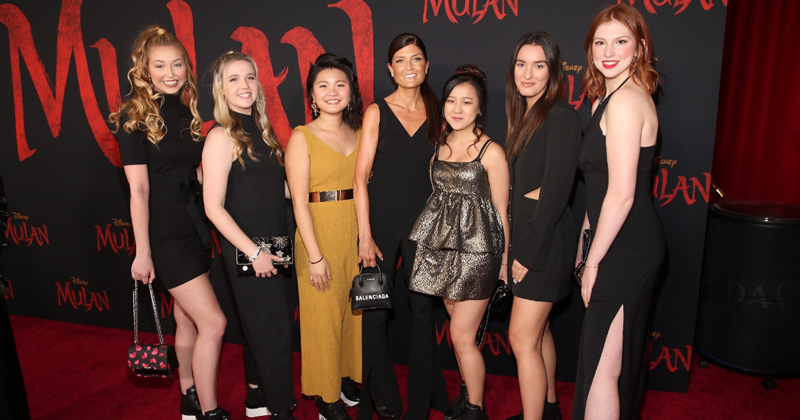 University of Delaware fashion students were given the opportunity of a lifetime to be mentored by shoe designer Ruthie Davis. The students collaborated with Davis on Disney Mulan-inspired shoe and packaging designs for the designer’s Disney X Ruthie Davis line, and even got to attend the Mulan premiere in Los Angeles.