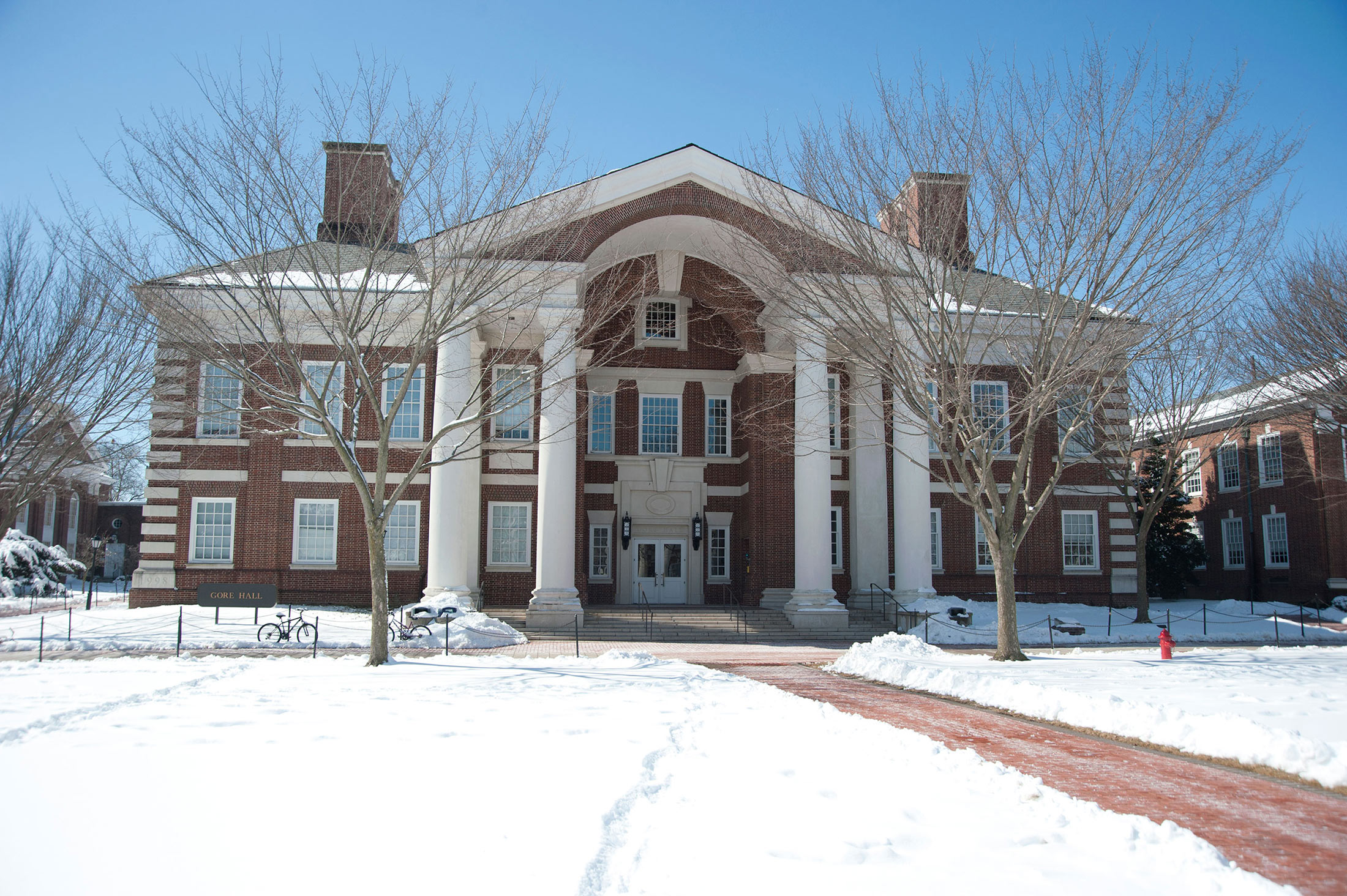 gore hall snow