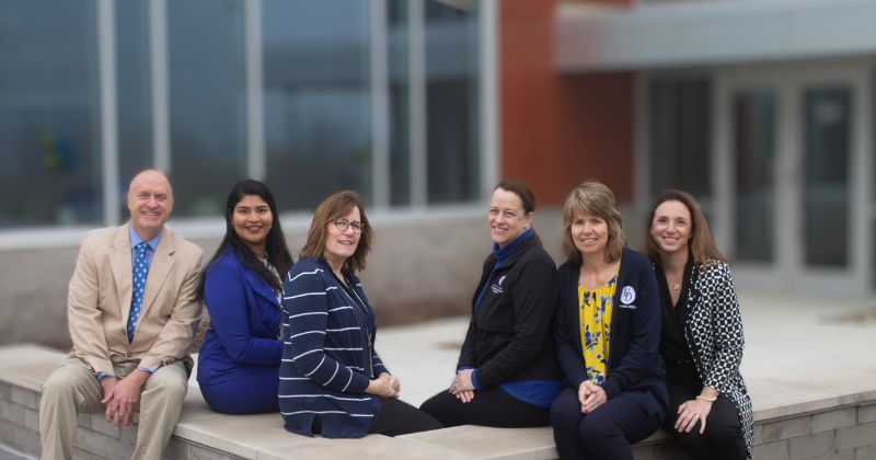 TTO Staff pictured in front of FinTech