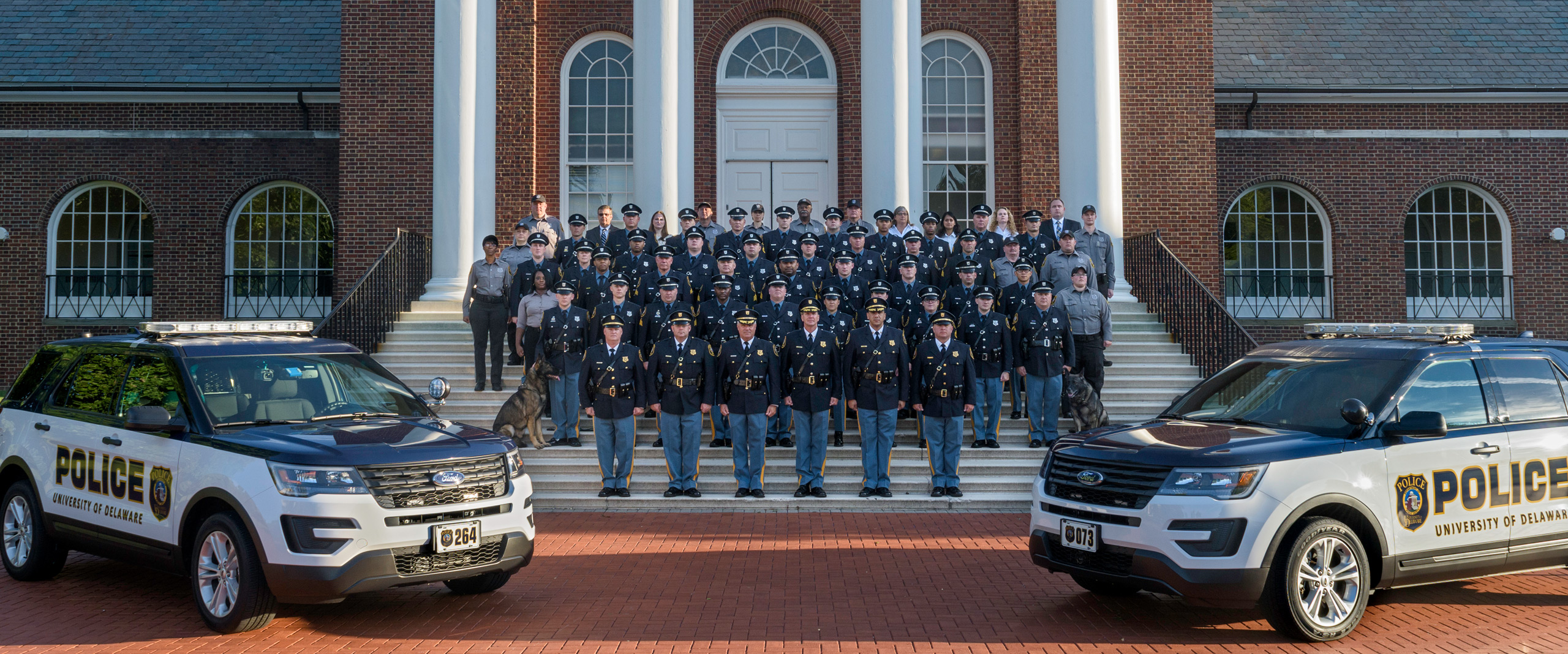 University of Delaware Police Department group photo.