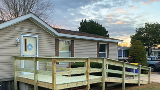 Exterior of a home that was recently updated.