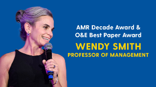Image of Wendy Smith set against a blue background.