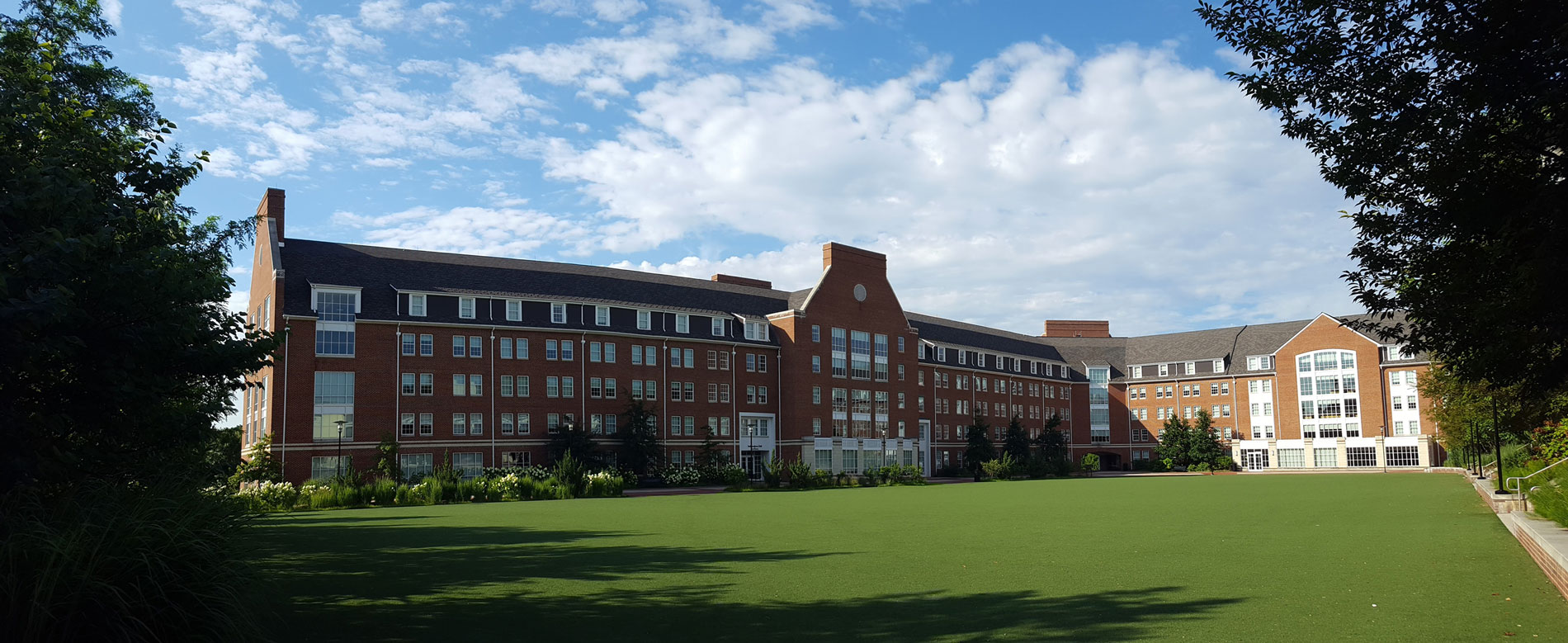 Exterior of Independence residence hall