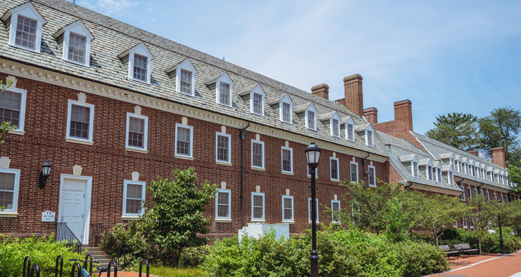 Exterior of South Central residence halls