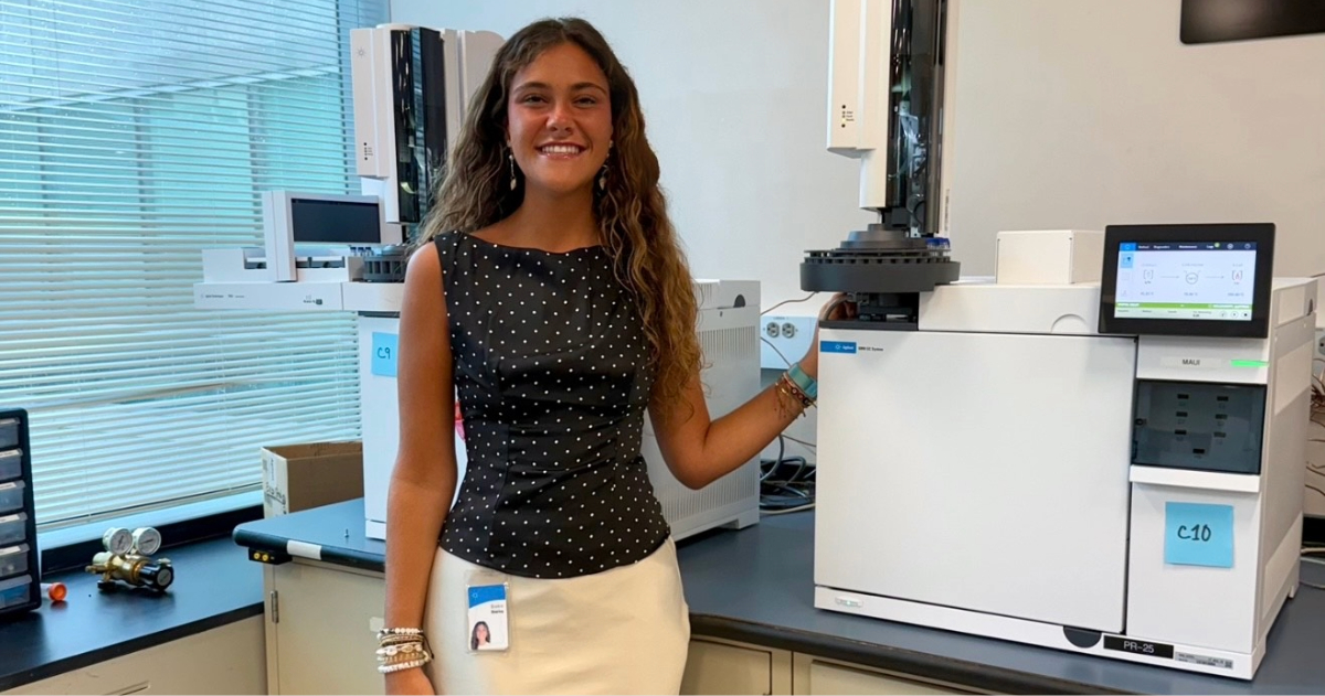 Brenna on site at Agilent Technologies
