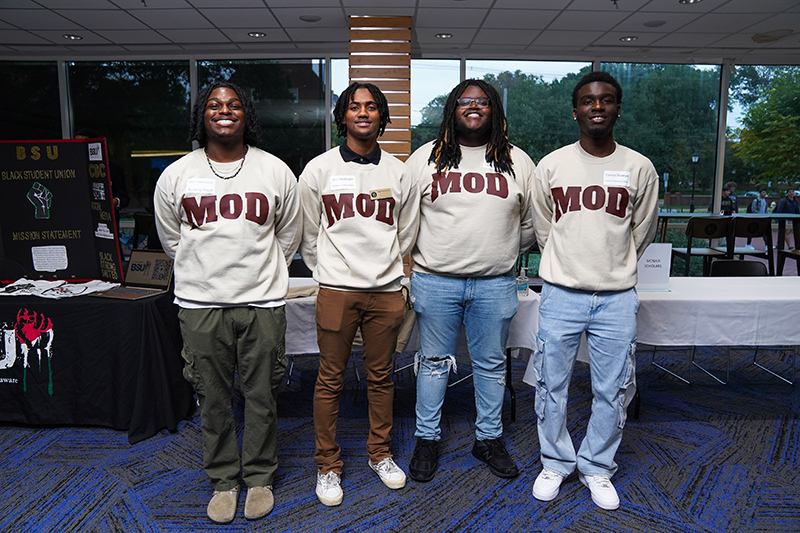 Students at the CAM Welcome Event