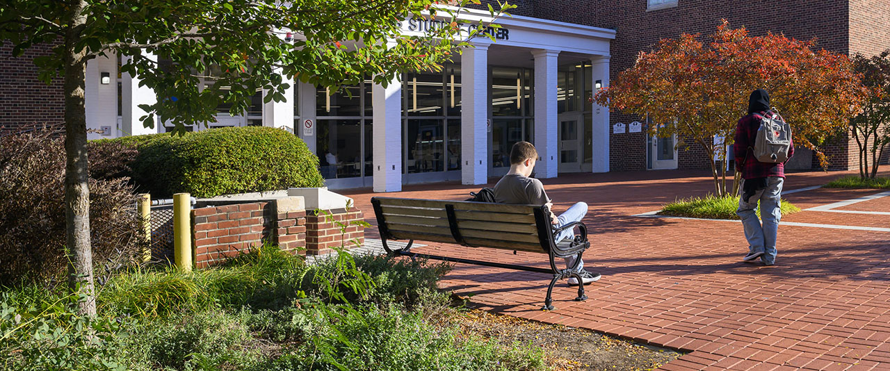 an exterior view of Perkins Student Center