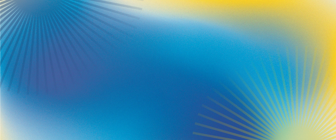 Yellow and blue patterned background