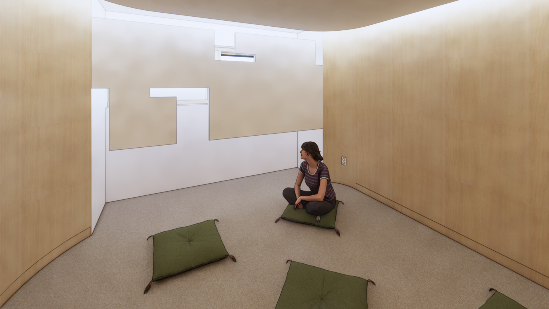 Rendering of CIE Interfaith Meditation Space