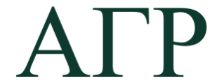 Alpha Gamme Rho greek letters