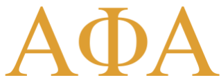 Alpha Phi Alpha greek letters