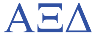 Alpha Xi Delta greek letters