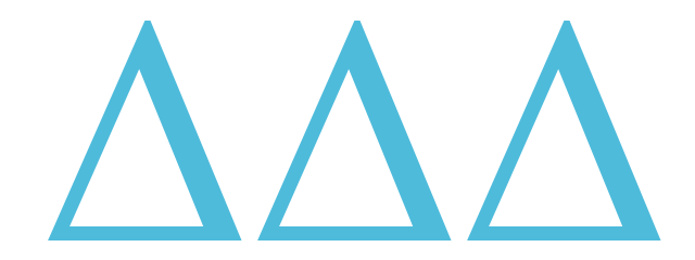 Delta Delta Delta Greek letters