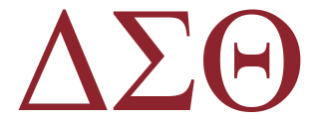 Delta Sigma Theta Greek Letters
