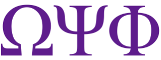 Omega Psi Phi Greek letters