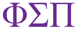 Phi Sigma Pi greek letters