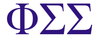 Phi Sigma Sigma Greek letters