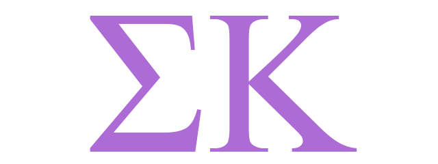 Sigma Kappa Greek letters