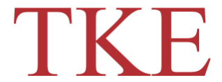 Tau Kappa Epsilon Greek Letters