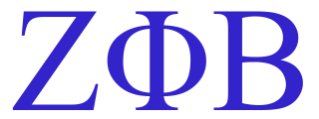 Zeta Phi Beta Greek letters