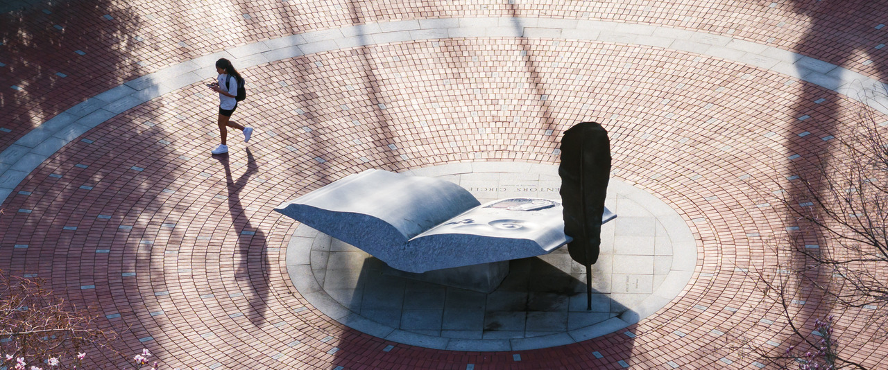 Mentor's Circle book sculpture