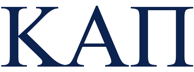 Kappa Alpha Pi Greek letters
