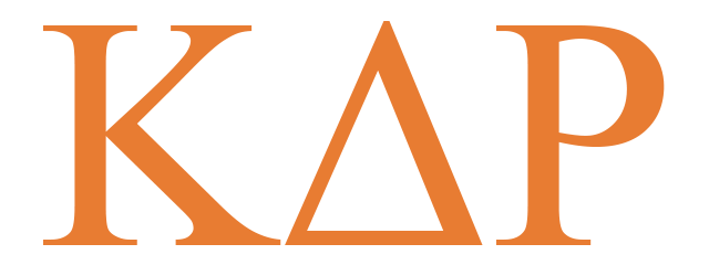 Kappa Delta Rho Greek letters