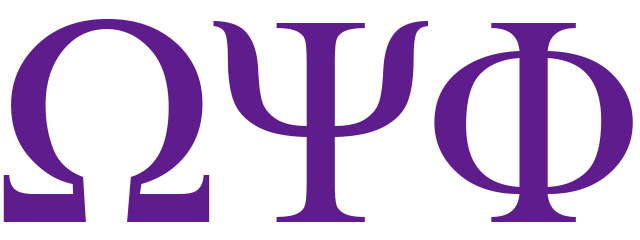 Omega Psi Phi Greek letters