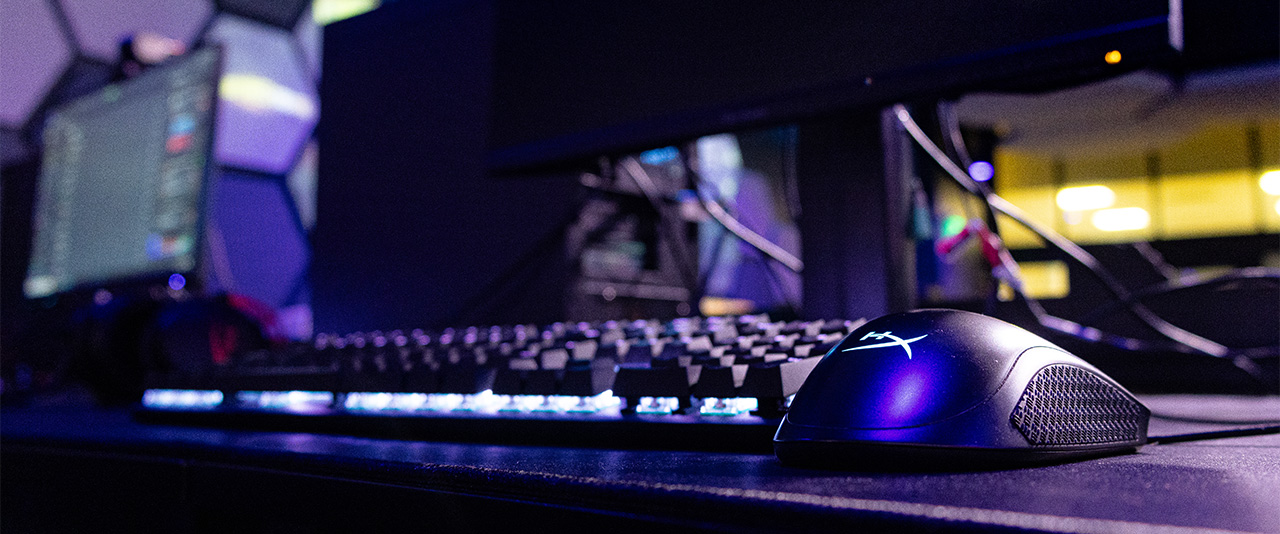 State-of-the-art computer station in the Esports Arena