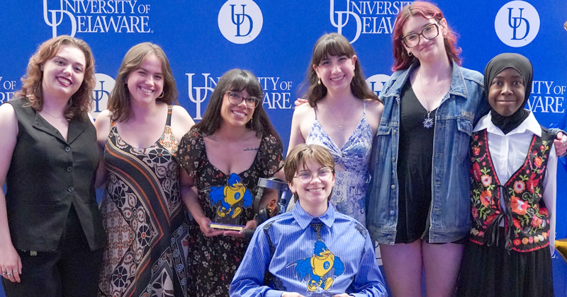 YoUDee Award winners with their trophies