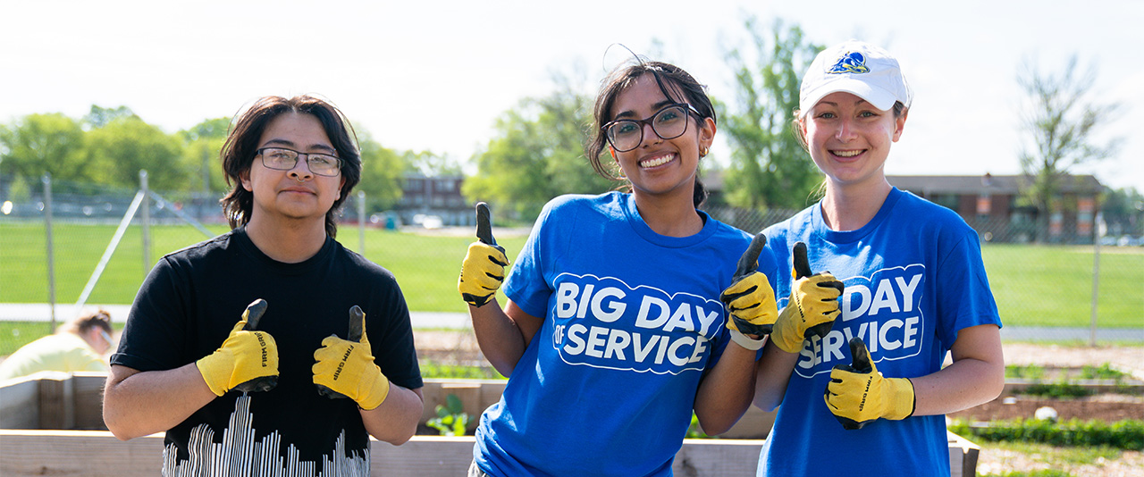Students participate in Big Day of Service