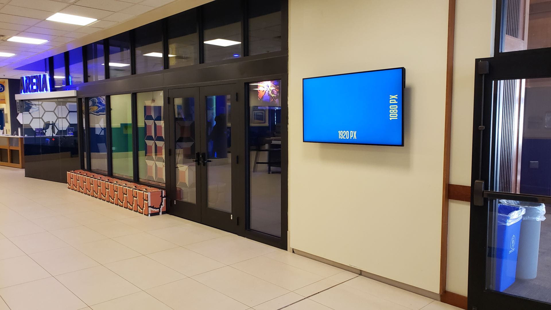 Display in Perkins outside Graduate Student Lounge