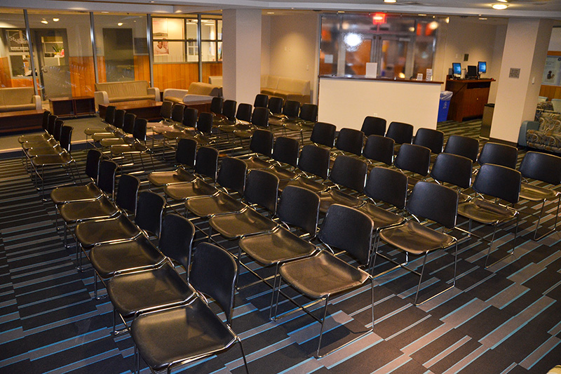 Trabant Lounge with lecture-style seating