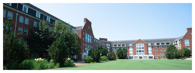 exterior view of Independence residence hall on University of Delaware's Laird Campus.