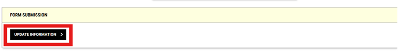 screenshot of 'Update Information' button in portal outlined in red