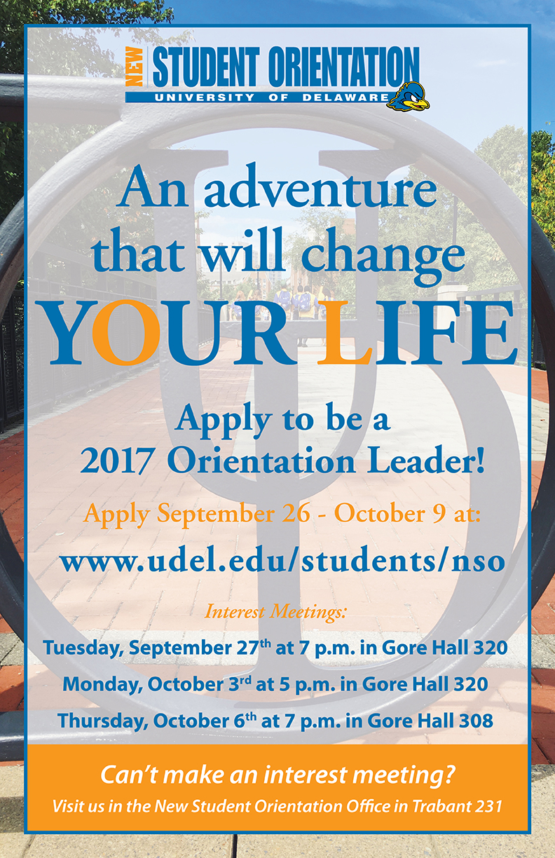 Orientation Leaders UDaily