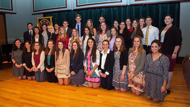 Phi Kappa Phi holds ceremony | UDaily