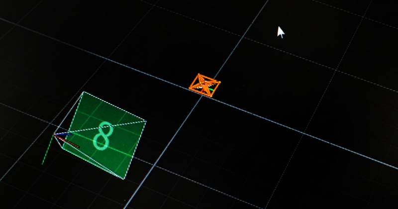 Screenshot of drone in Motion Capture System