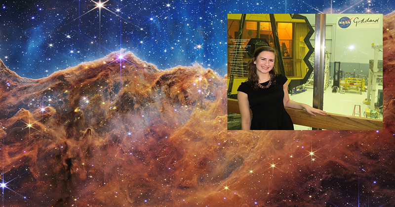 University of Delaware alumna Elaine Stewart was with her colleagues on the contamination engineering team at NASA’s Goddard Space Flight Center to see the first images released by the James Webb Space Telescope.
