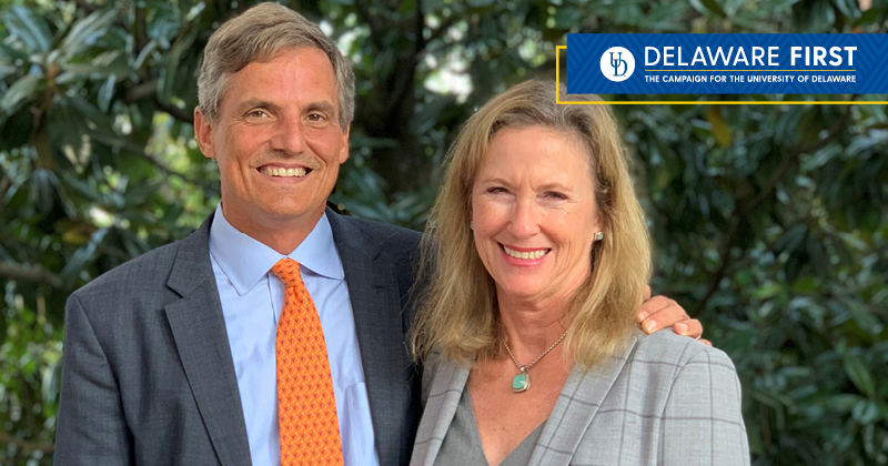 UD alumni Terri and Bob Smith created a giving challenge to inspire support for the Teachers of Tomorrow program.