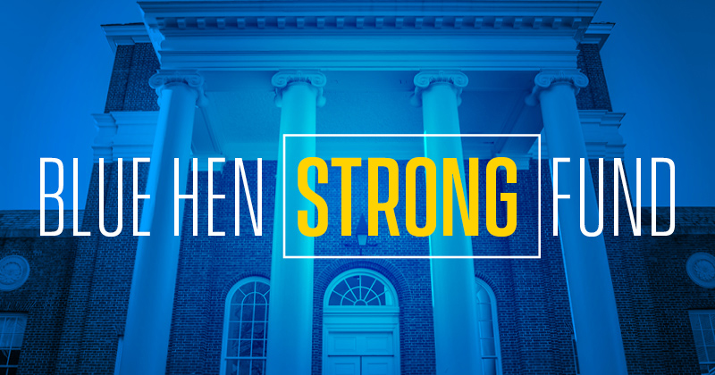 The newly created First-Generation Mentoring Program and Basic Needs Pantry are supported by generous donors through the Blue Hen Strong Fund. 