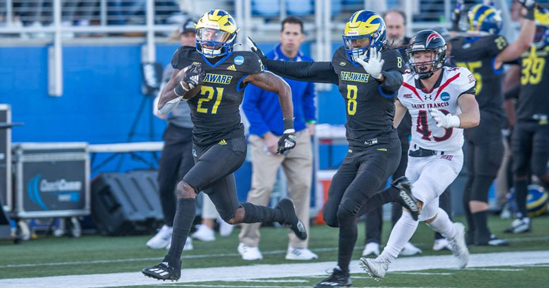 Blue Hens roll past Saint Francis in first round of FCS Playoffs
