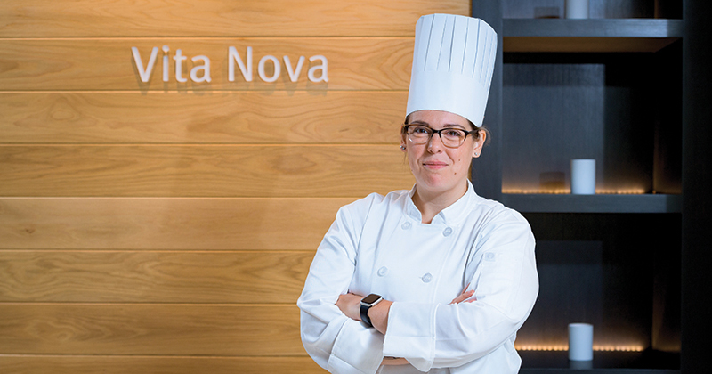 One of two new executive chefs at Vita Nova, Alison Rainis, is a UD Class of 2016 graduate of the Department of Hospitality and Sport Business Management