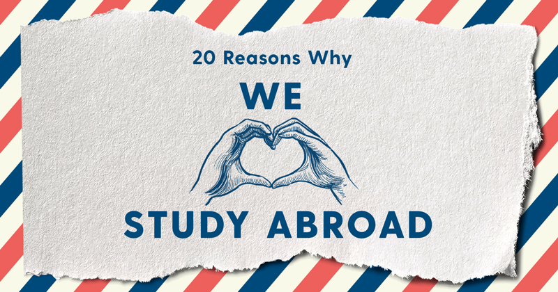 Hands making a heart illustration for story on 20 reasons to love study abroad
