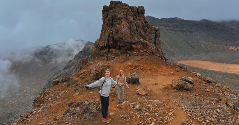 Tongariro Crossing in New Zealand